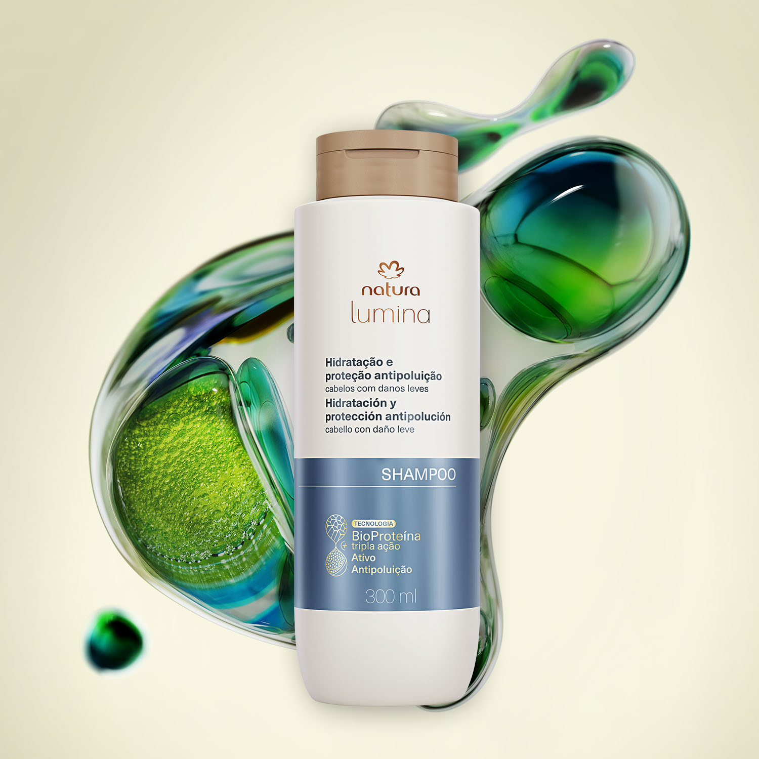 Shampoo Hidratación y Protección Antipolución Lumina 300ml