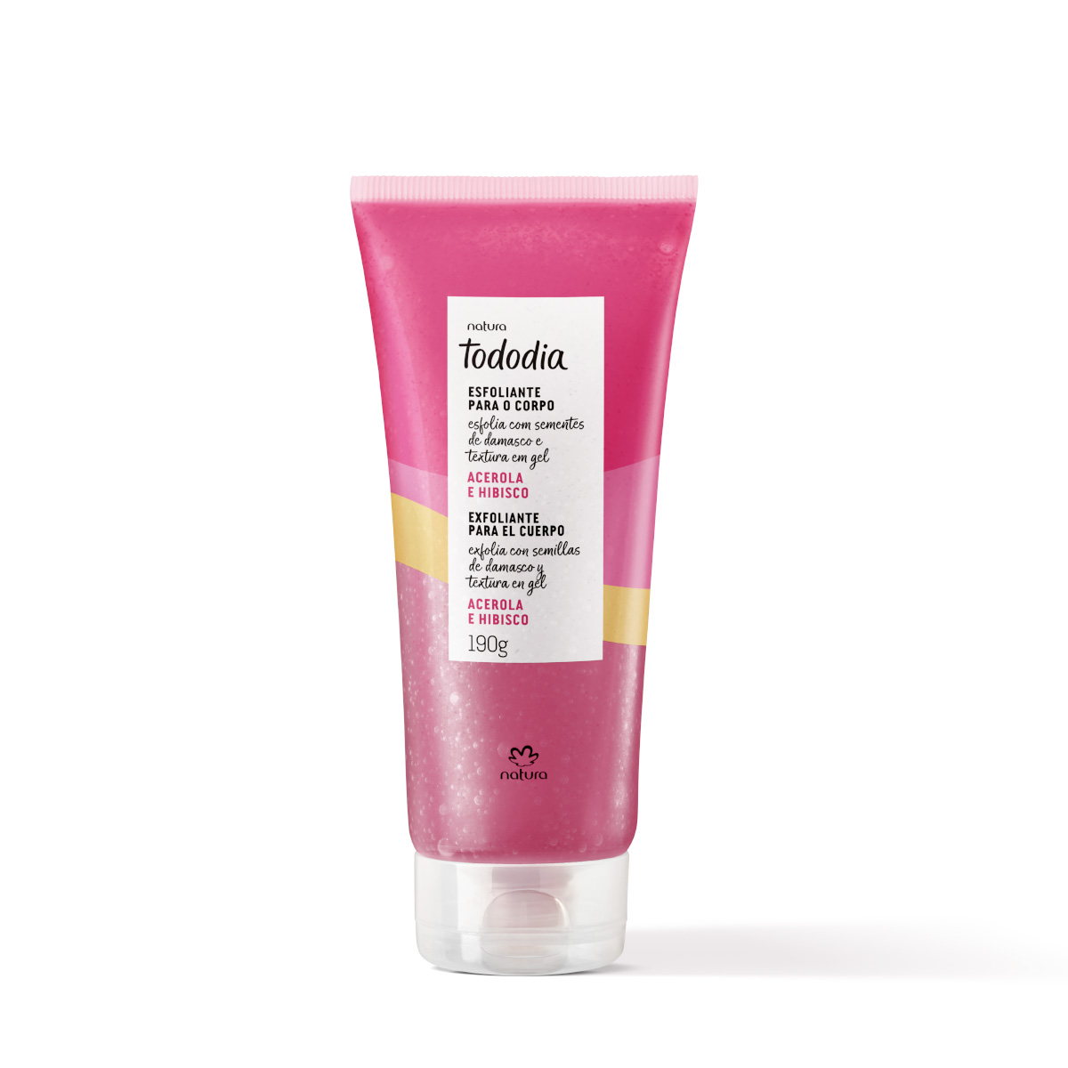 Gel exfoliante acerola e hibisco Tododia 190 g