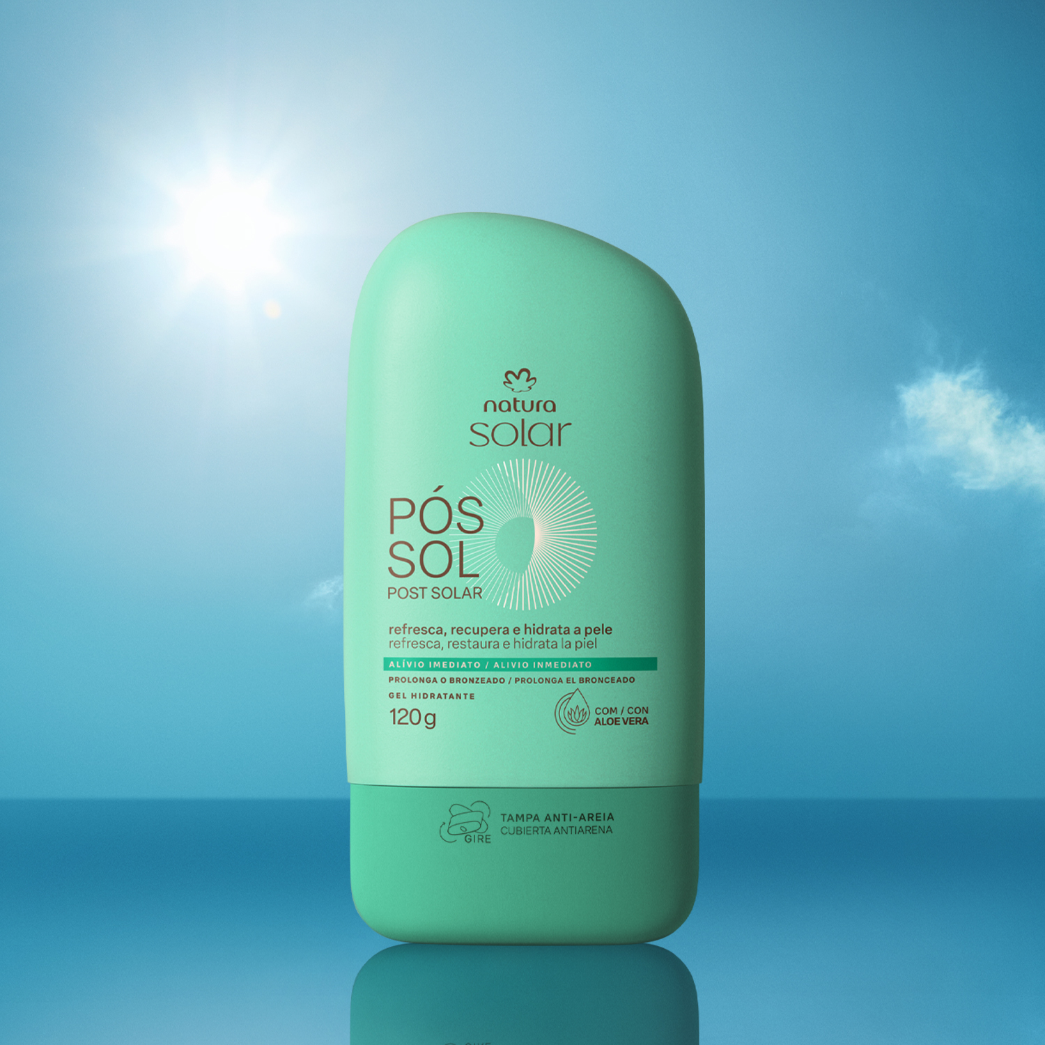 Gel Hidratante Post Solar Natura Solar 120 g
