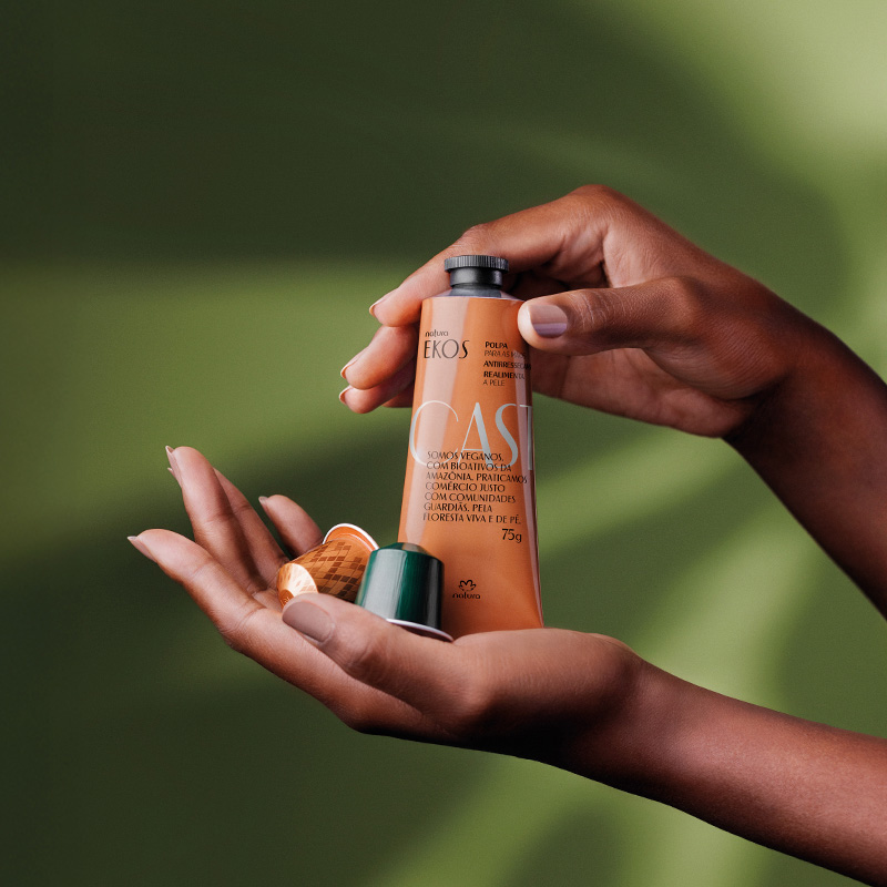 Crema Hidratante para Manos Ekos Nespresso Castaña 75 g