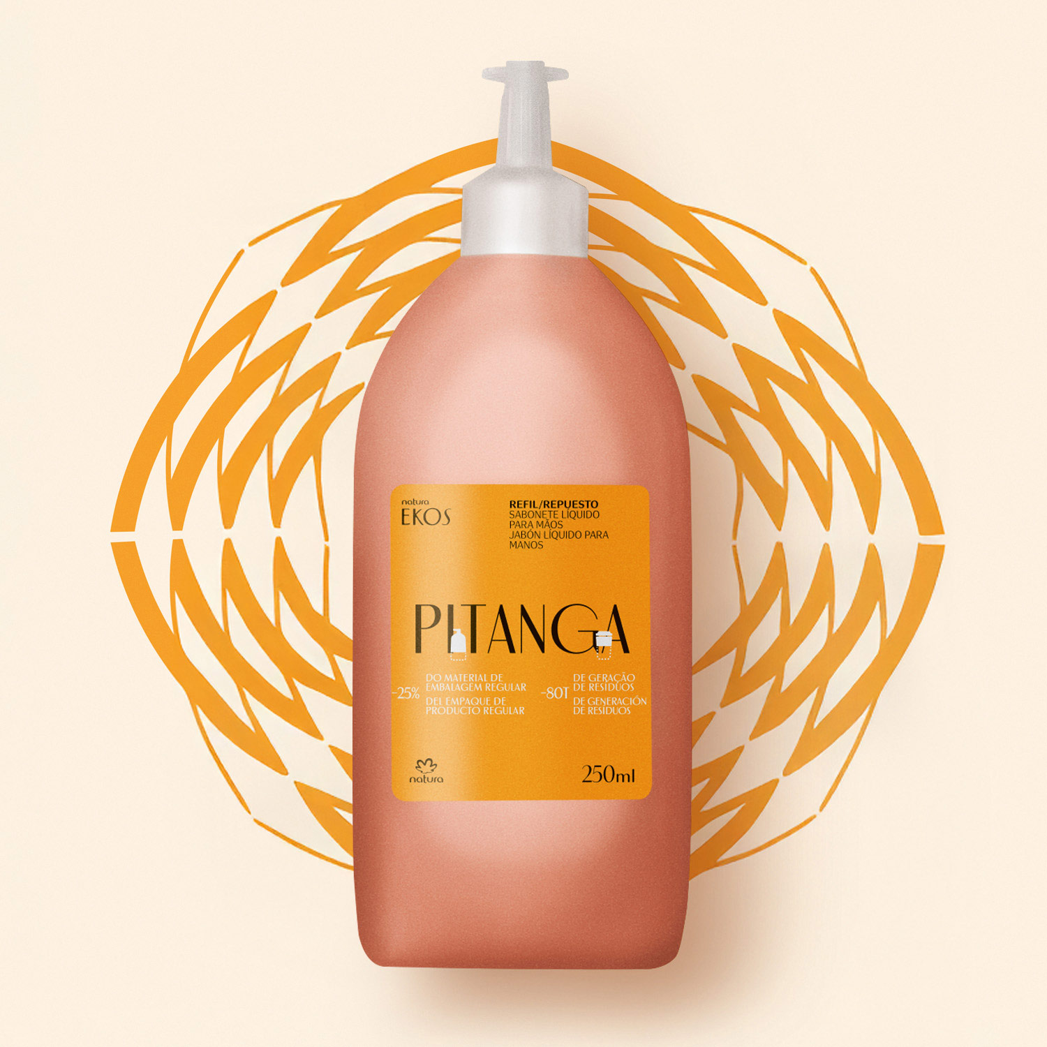 Repuesto Jabón Líquido para Manos Ekos Pitanga 250 ml