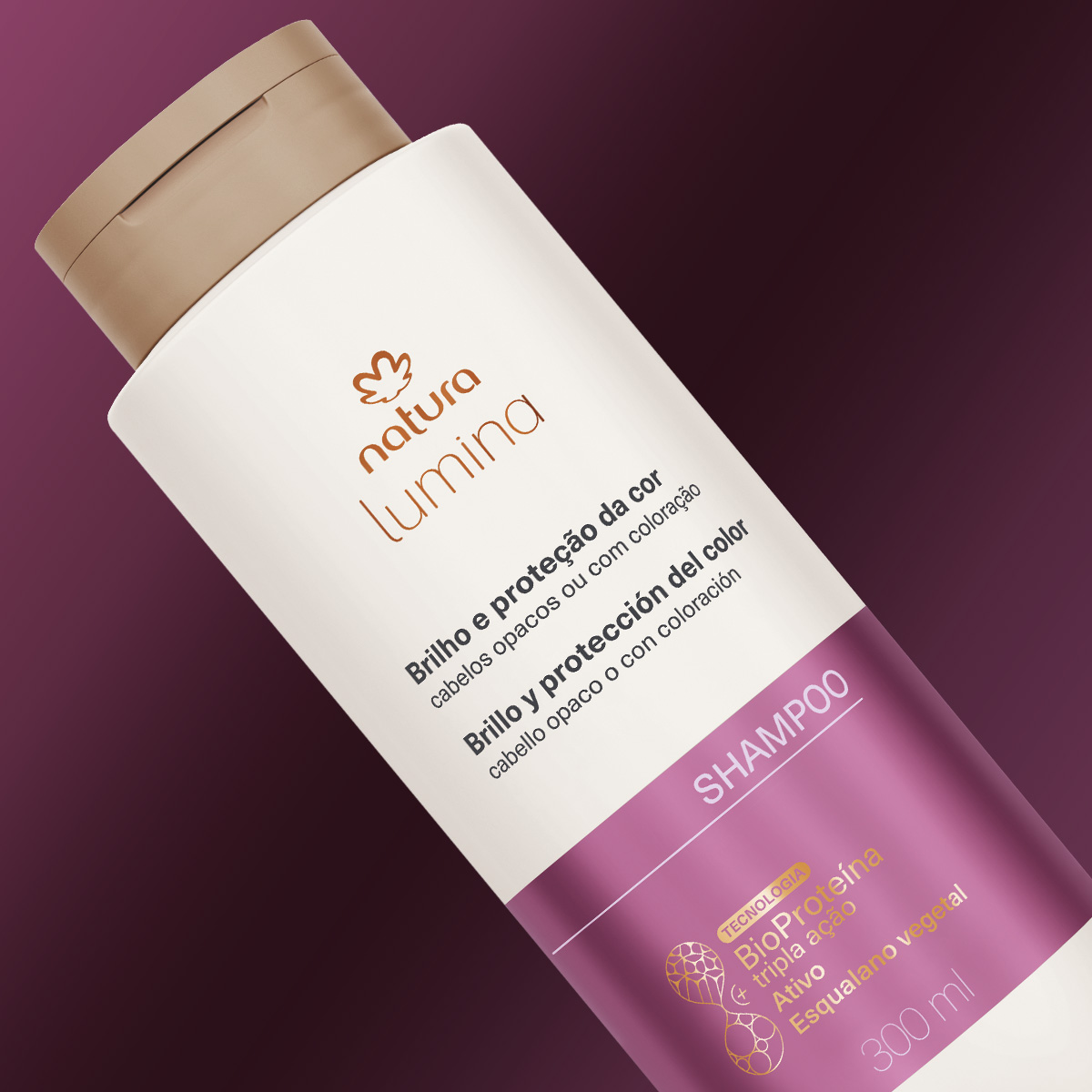 Shampoo Brillo y Protección del Color Lumina 300ml