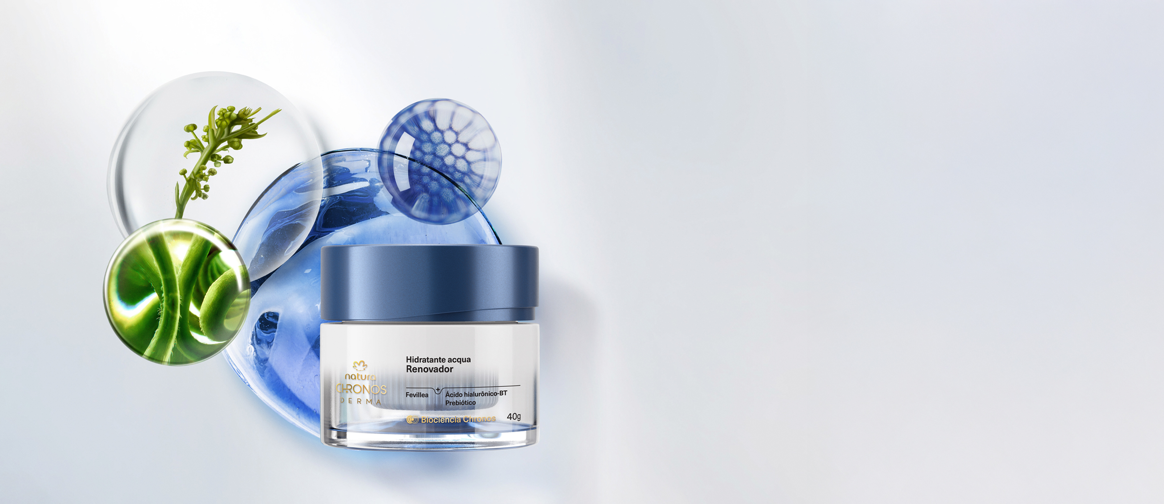Hidratante Acqua Renovador Chronos Derma 40 g