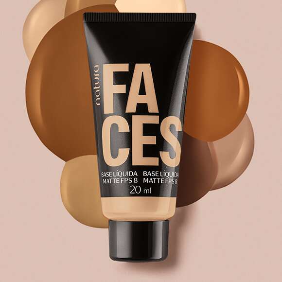 Base Líquida Check Matte Faces 20 ml