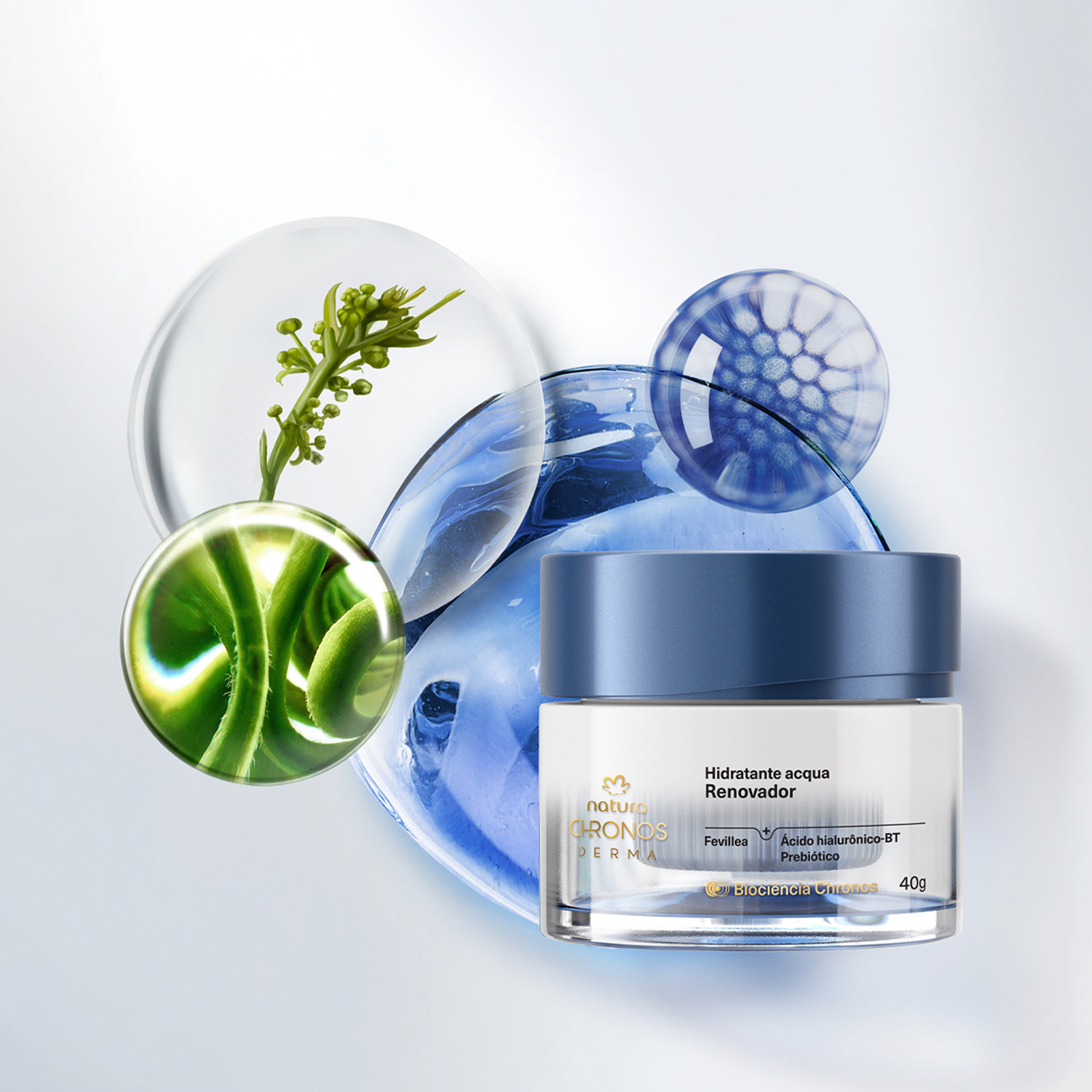 Hidratante Acqua Renovador Chronos Derma 40 g