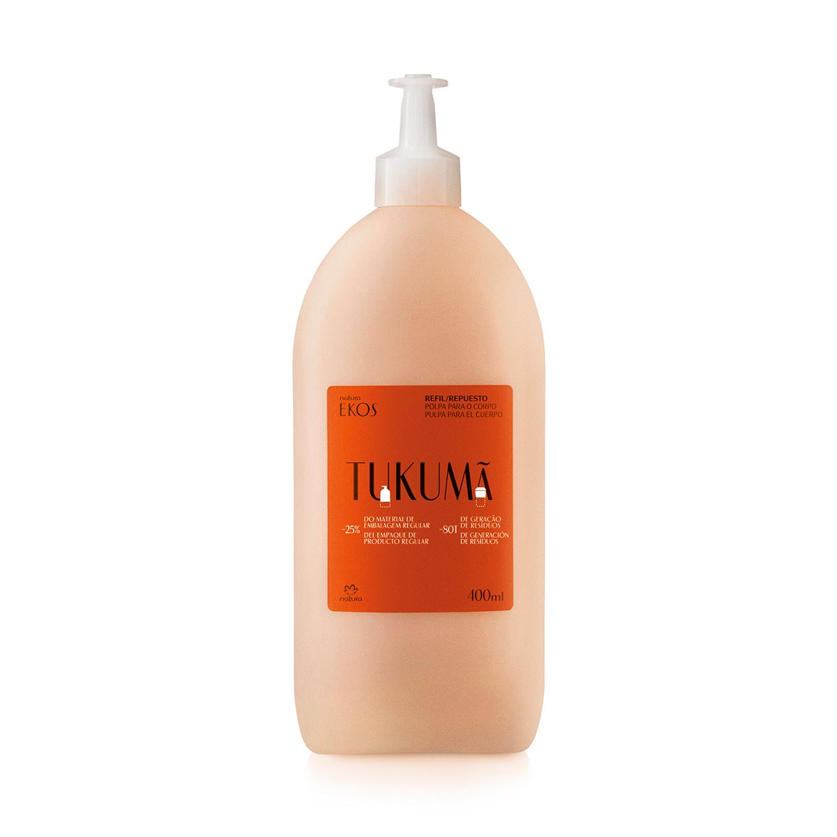 Repuesto Pulpa Hidratante Corporal Ekos Tukumá 400 ml