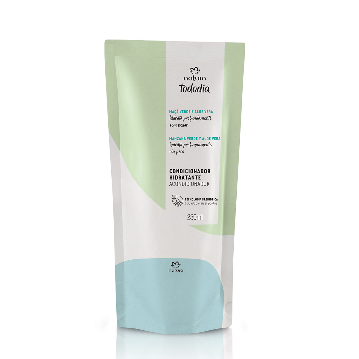 Repuesto Acondicionador Hidratante Tododia Manzana Verde y Aloe Vera 280 ml