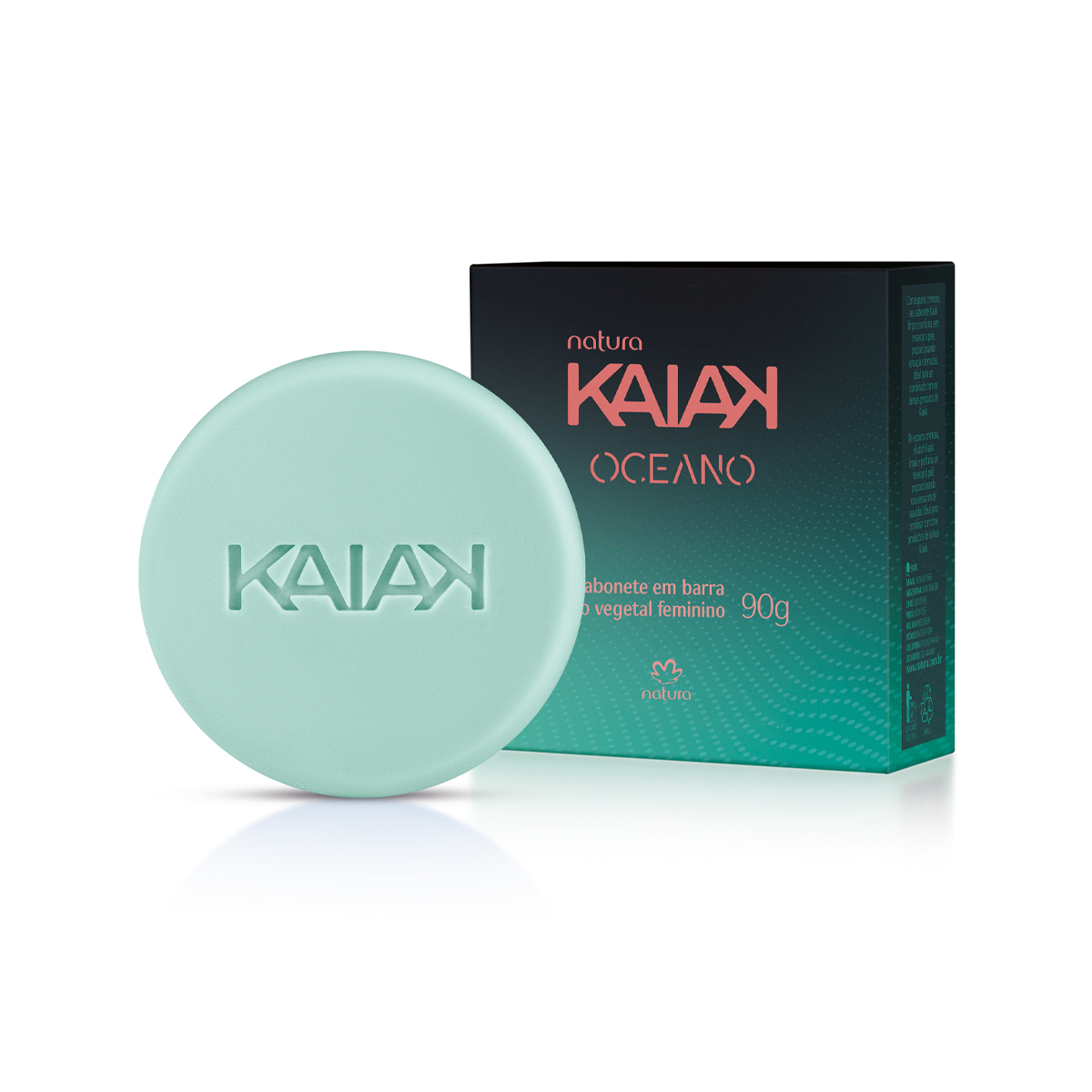 Jabón en Barra Puro Vegetal Kaiak Oceano Femenino 90 g