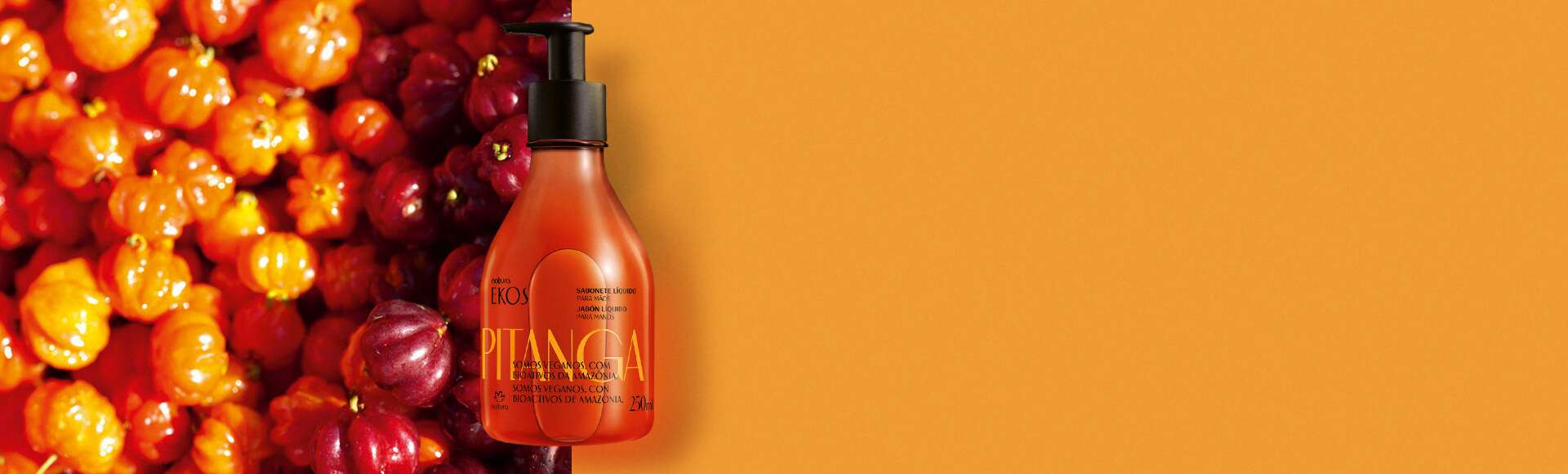 Jabón Líquido para Manos Ekos Pitanga 250 ml