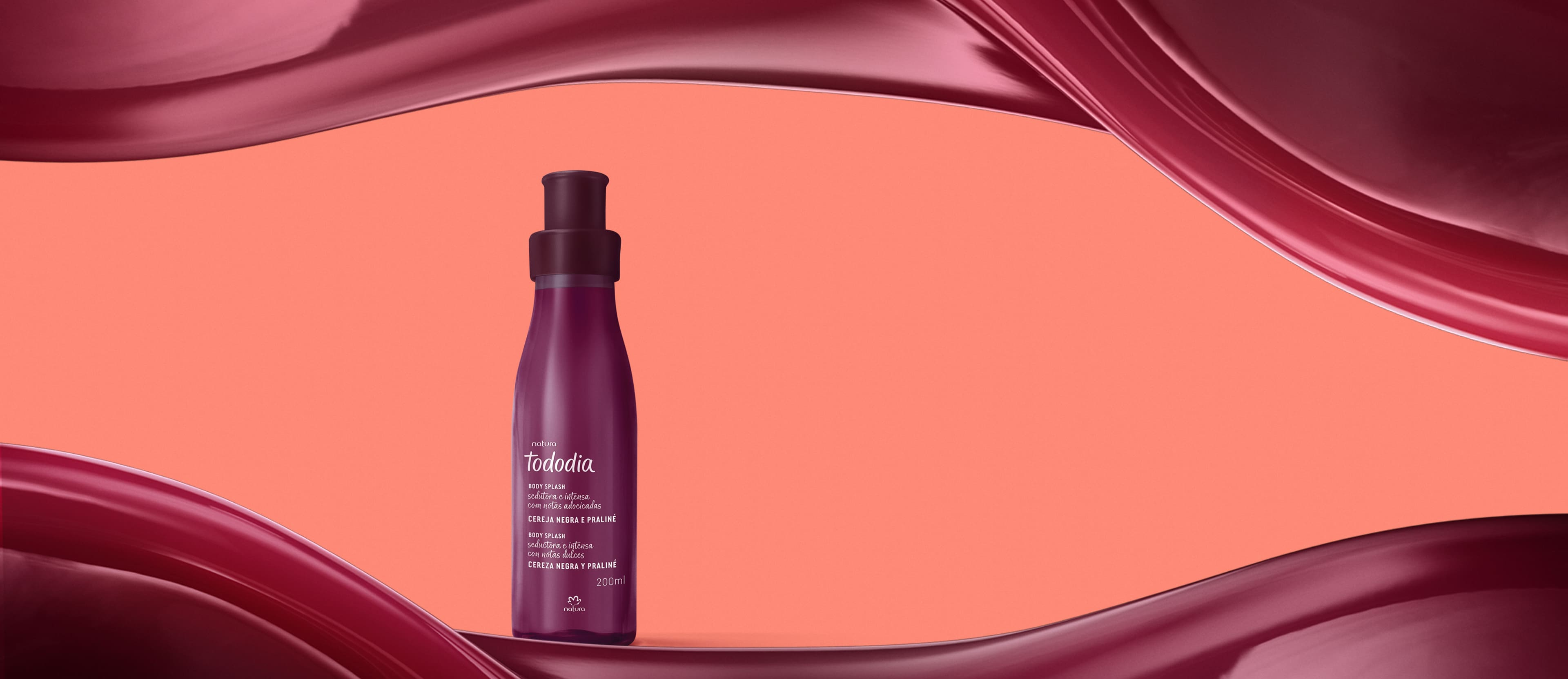 Body Splash Tododia Cereza Negra y Praliné 200 ml