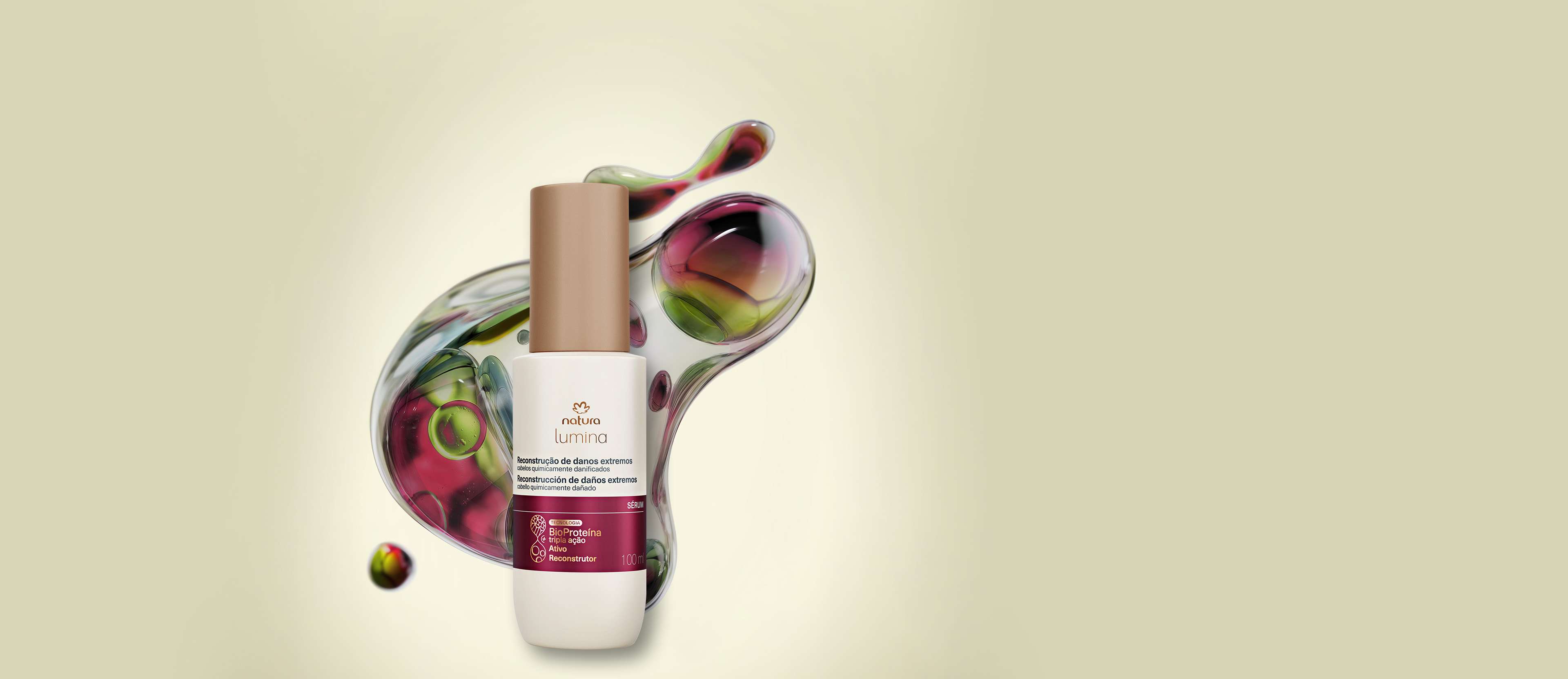 Sérum Lumina Regenerador Progresivo Cabellos Químicamente Dañados 100 ml