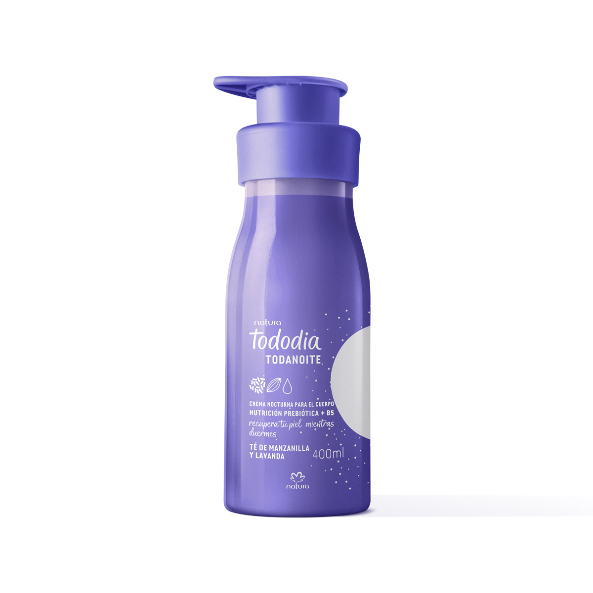 Crema hidratante nocturna té de manzanilla y lavanda Tododia