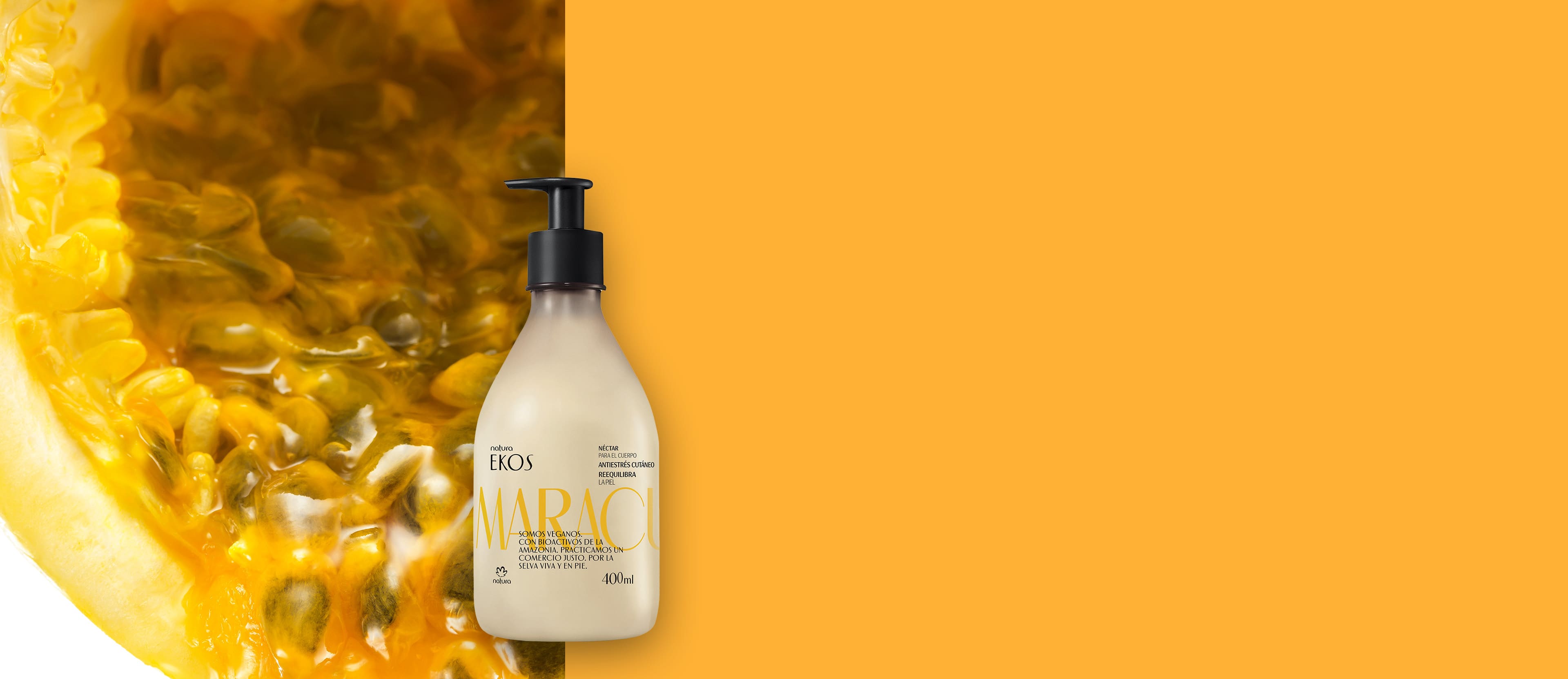 Néctar Hidratante Corporal Ekos Maracuyá 400 ml