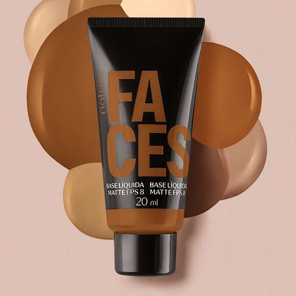 Base Líquida Check Matte Faces 20 ml