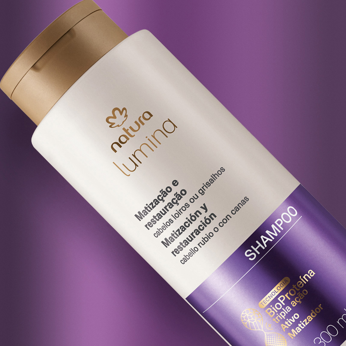 Shampoo Matización y Restauración Lumina 300ml