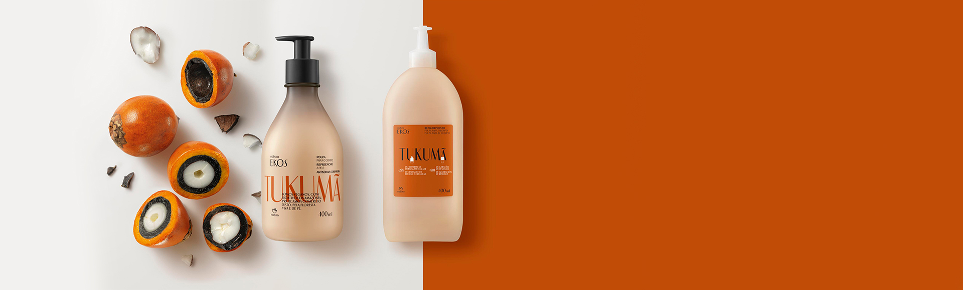 Repuesto Pulpa Hidratante Corporal Ekos Tukumá 400 ml