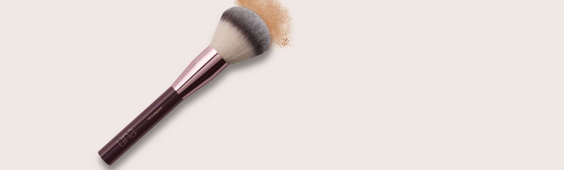 Pincel Pro Polvo Compacto Una