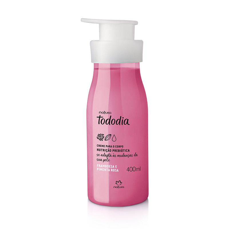 Crema nutritiva frambuesa y pimienta roja Tododia 400 ml