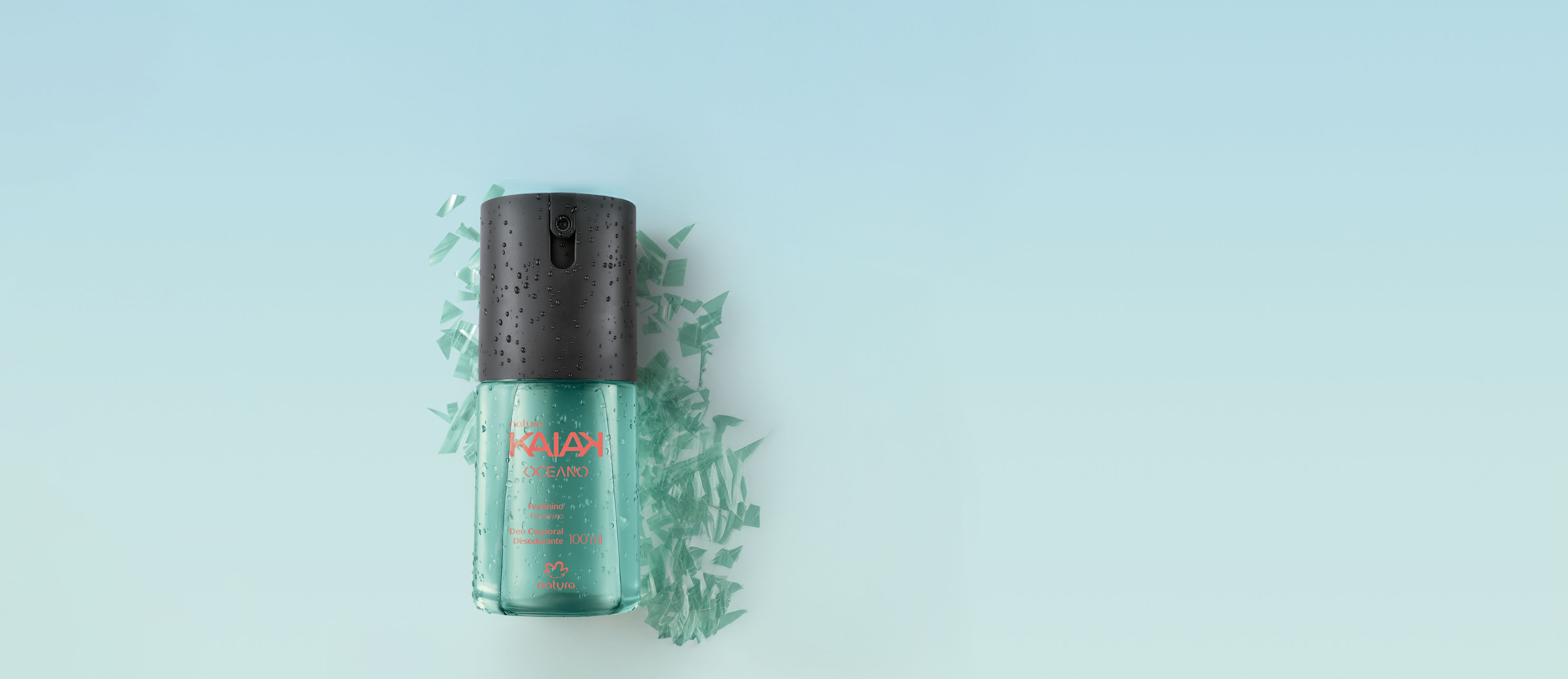 Desodorante en Spray Corporal Perfumado Kaiak Oceano Masculino 100 ml