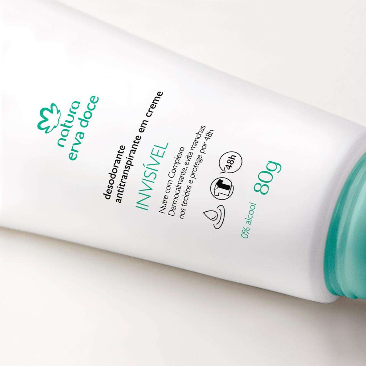 Desodorante Antitranspirante en Crema Erva Doce Invisible 80 g