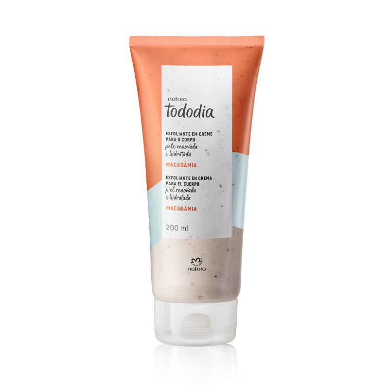 Crema Exfoliante Corporal Tododia Macademia 200 ml