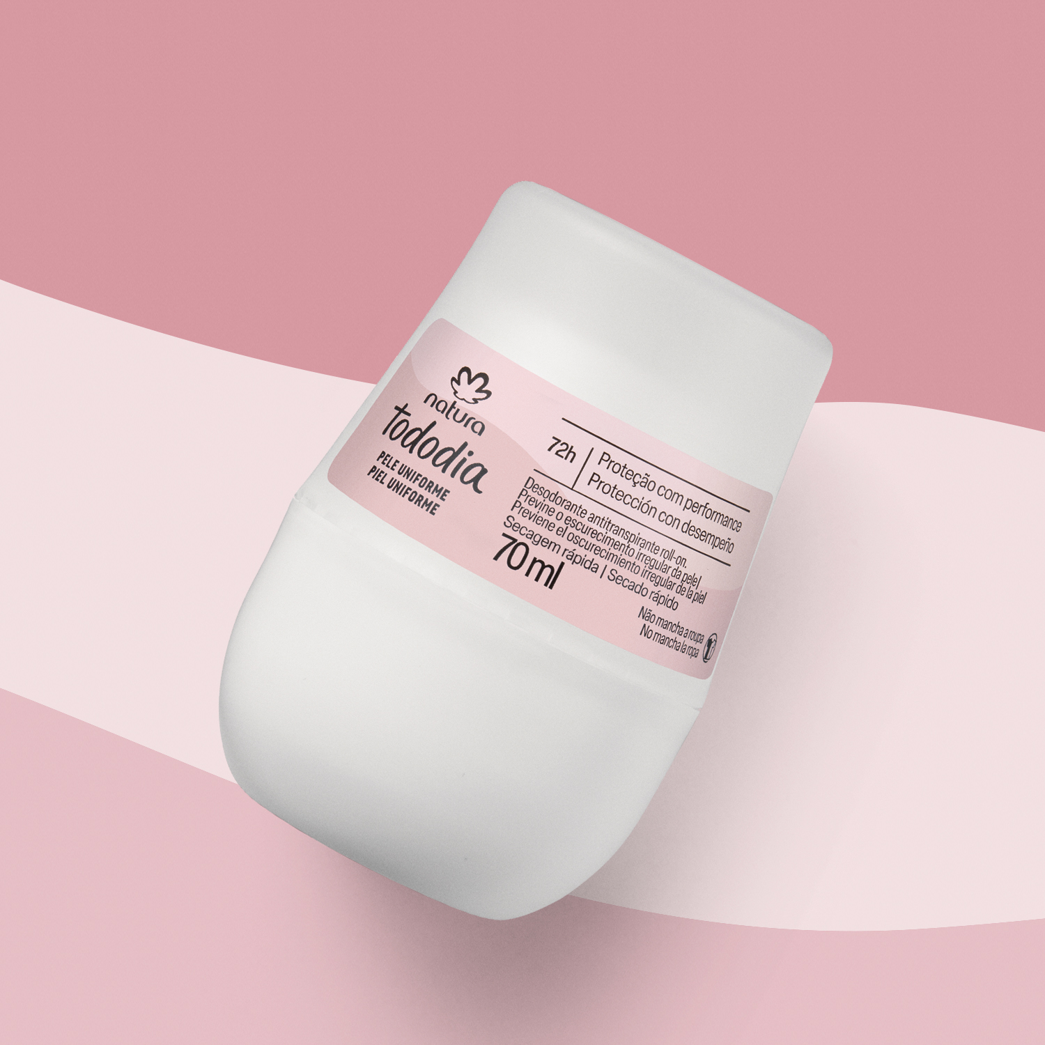 Desodorante Antitranspirante Roll-on Tododia Piel Uniforme 70 ml