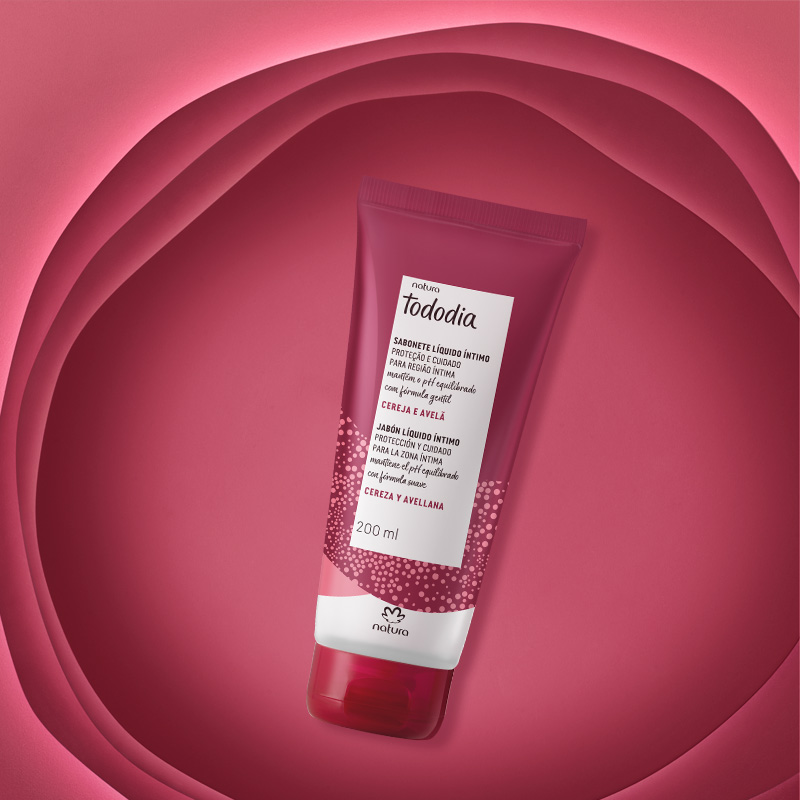 Jabón Líquido Íntimo Tododia Cereza y Avellana 200 ml