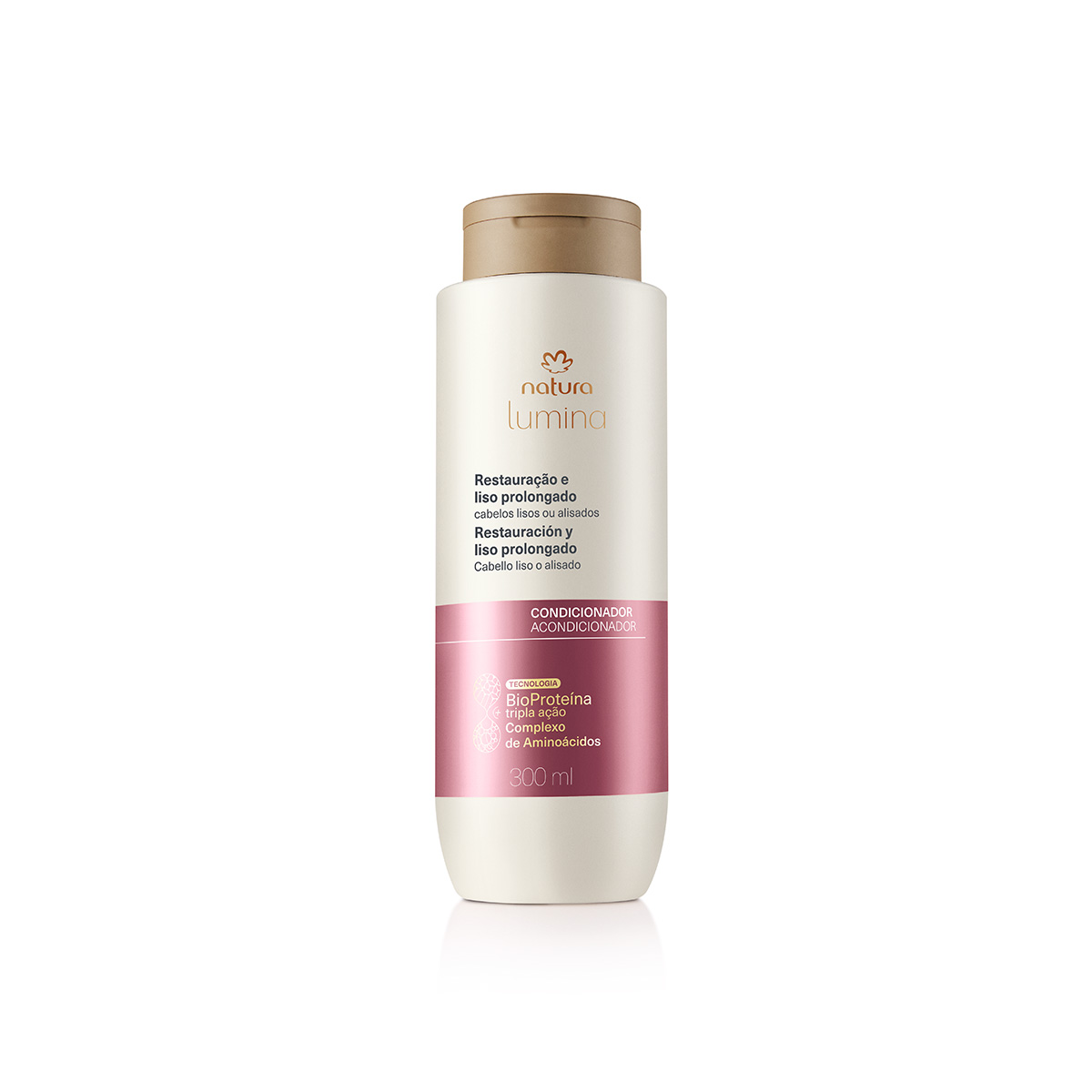 Acondicionador Restauración y Liso Prolongado Lumina 300ml