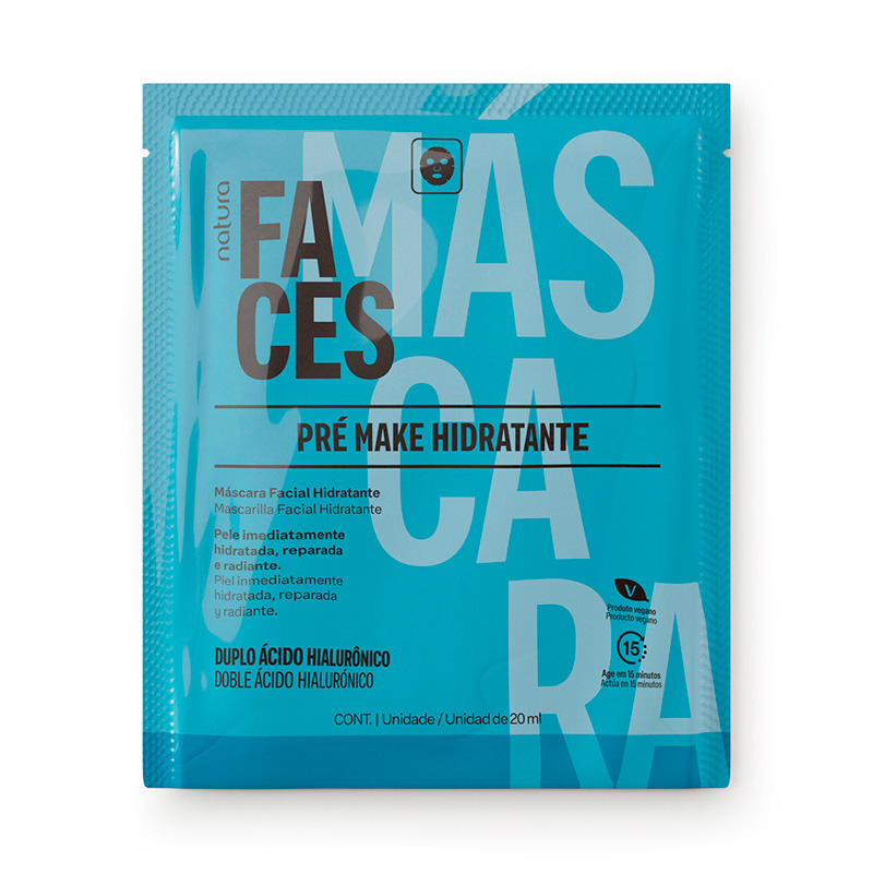 Máscara pre make up hidratante Faces 20 ml