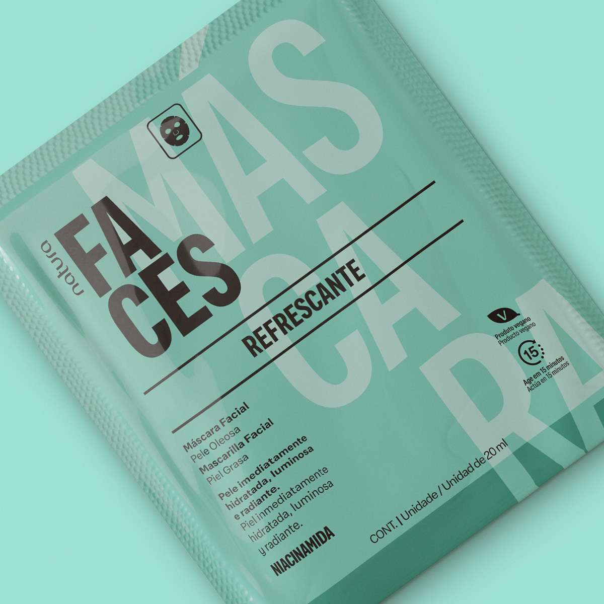 Máscara pre make up hidratante Faces 20 ml