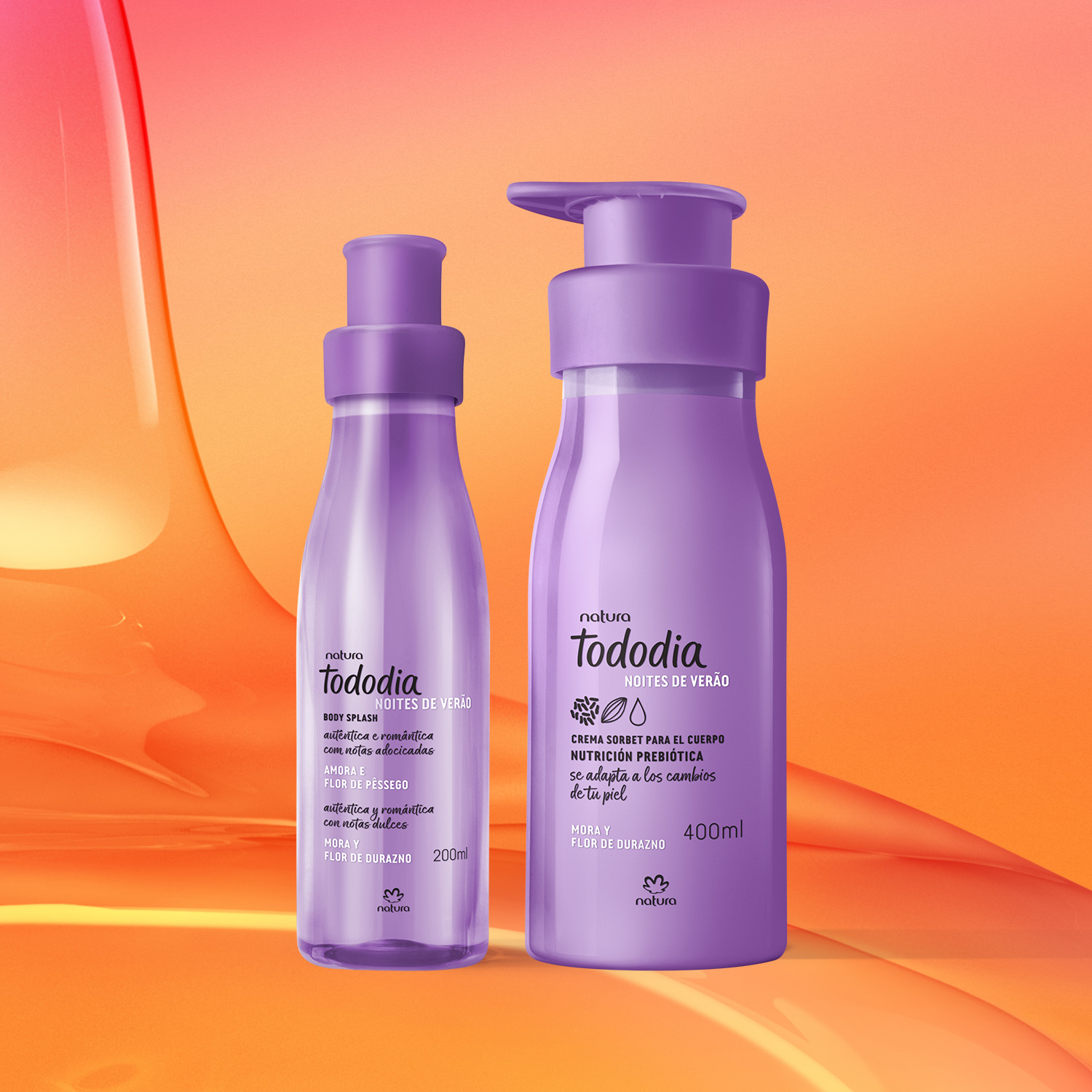 Kit Tododia Mora y Flor de Durazno Hidratación y Perfumación