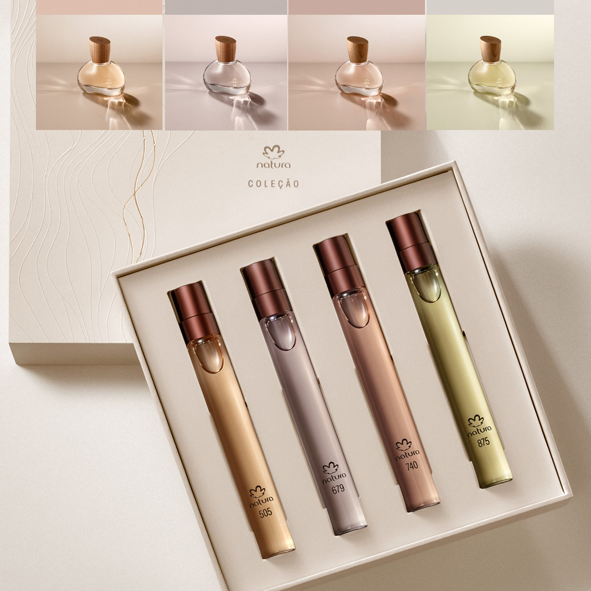 Natura Colección Eau de Parfum 4 unidades de 10 ml cada​ una