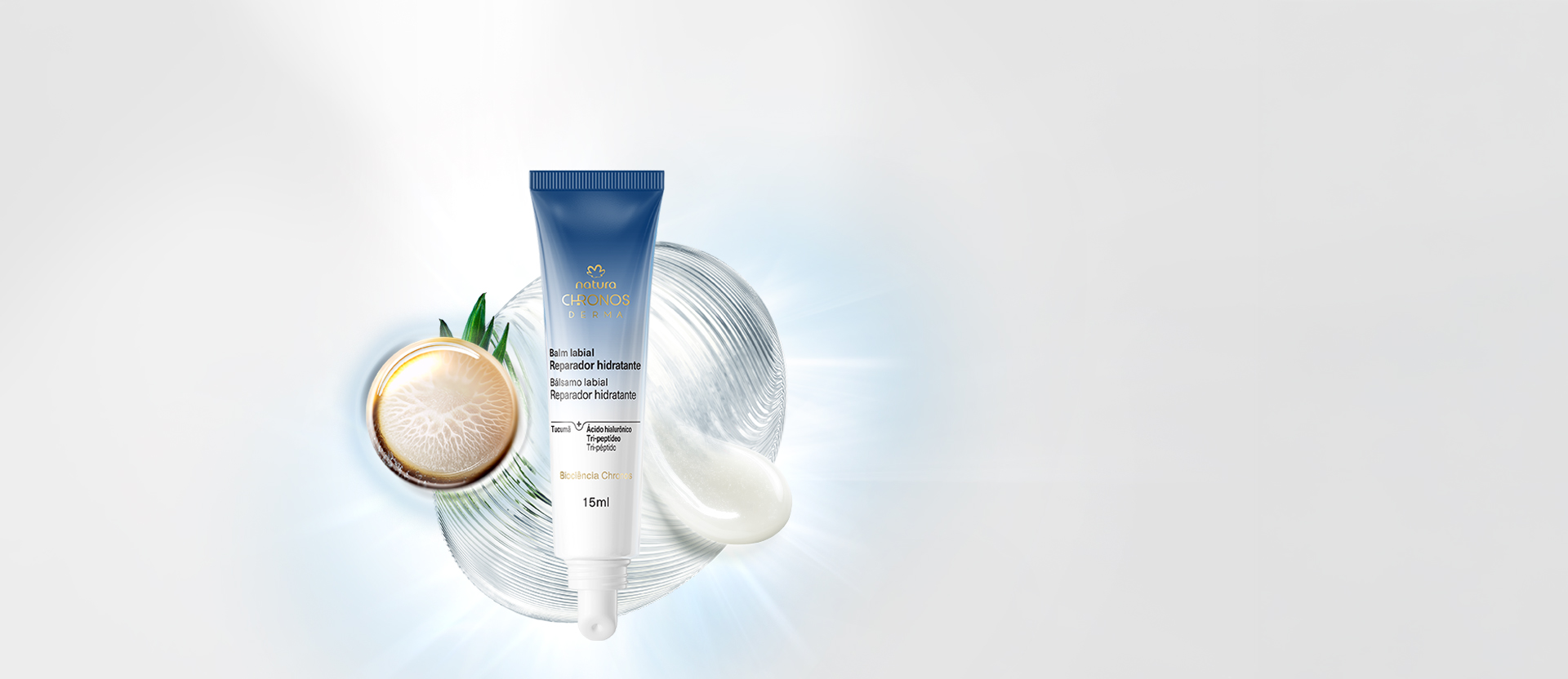 Bálsamo Labial Reparador Hidratante Chronos Derma 15 ml