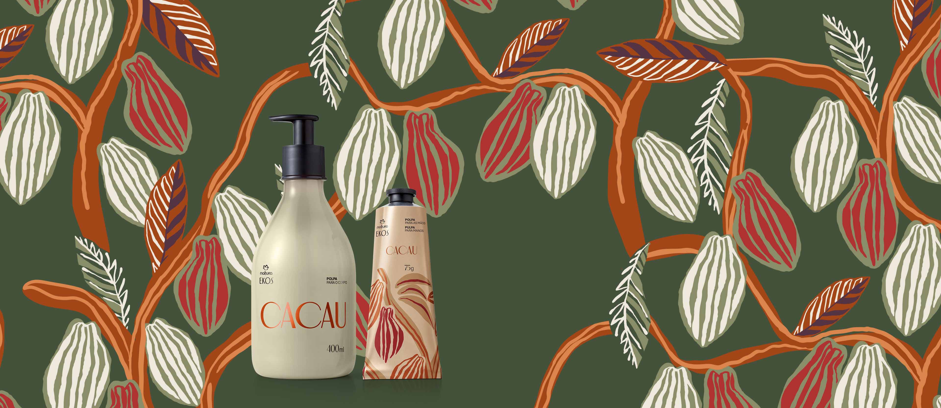 Kit Hidratante para Cuidados Diarios y Manos Ekos Cacao