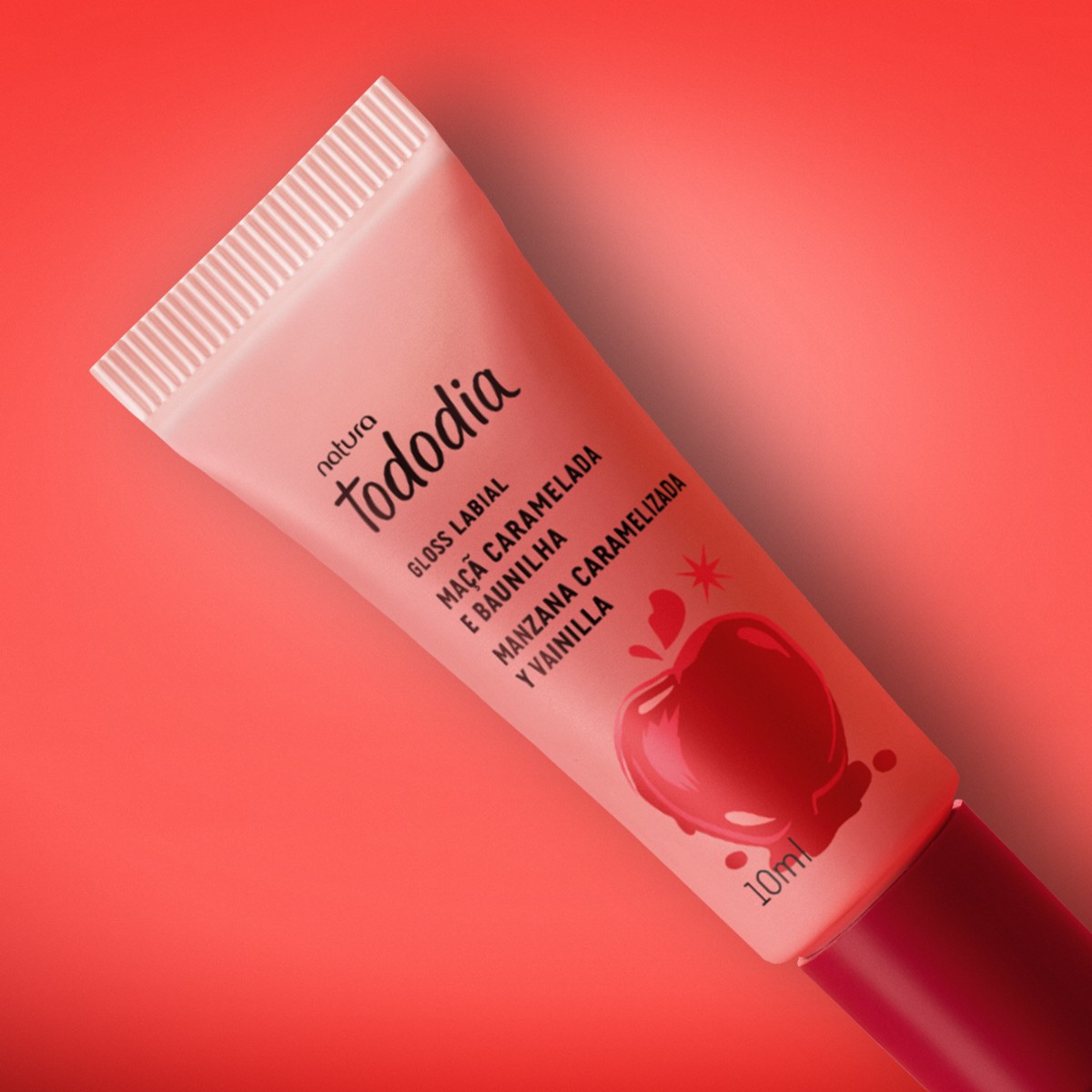 Gloss Labial Tododia Manzana Caramelizada y Vainilla 10 ml