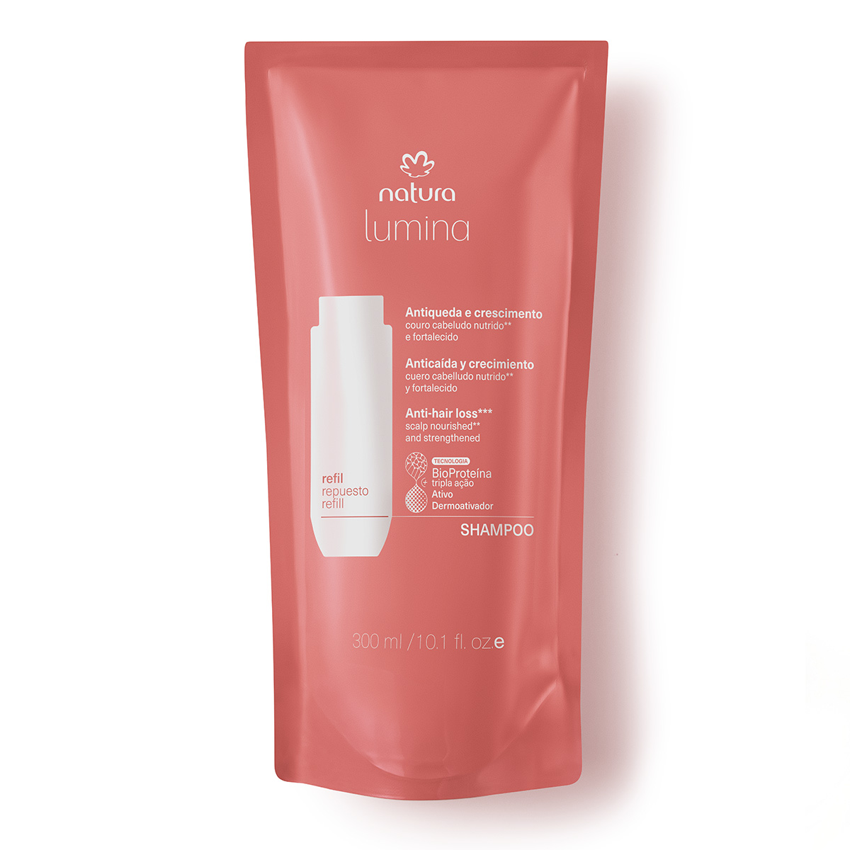 Repuesto Shampoo Anticaída y Crecimiento Lumina 300ml