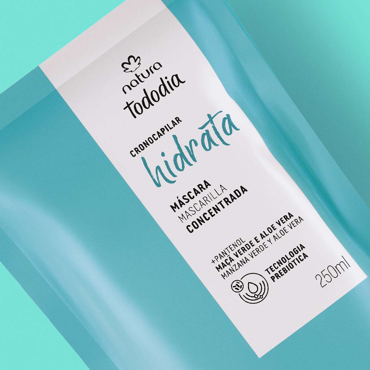 Repuesto Máscara Concentrada Hidratante Tododia Manzana Verde y Aloe Vera 250 ml