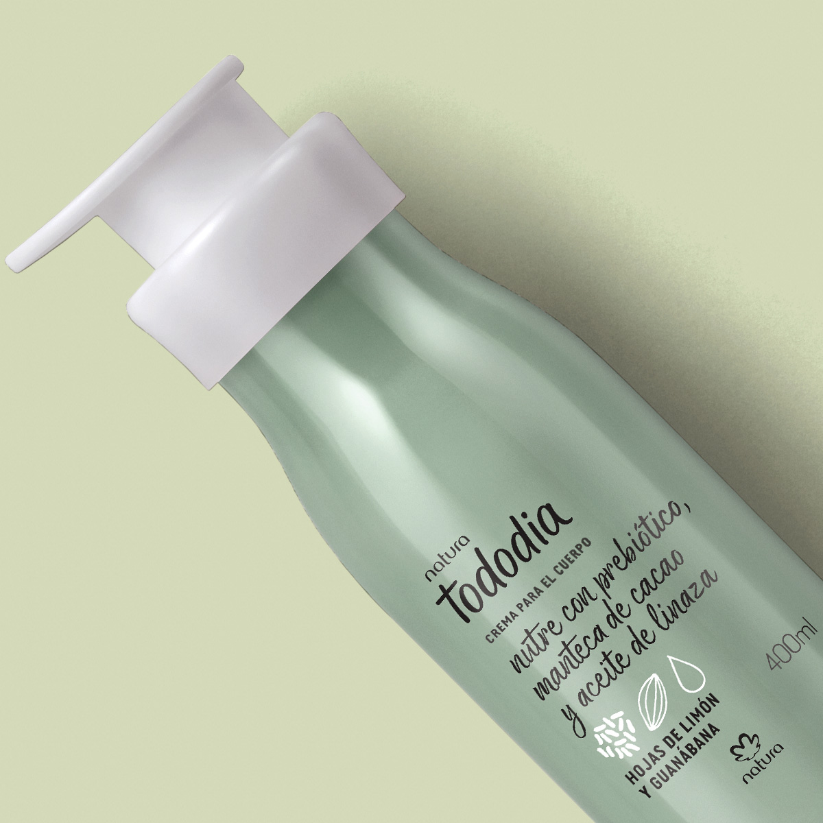 Crema Nutritiva Tododia Hojas de Limón y Guanábana 400 ml