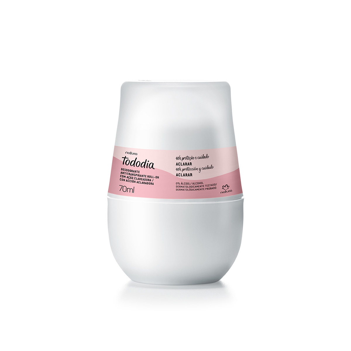 Desodorante Roll On Antitranspirante Tododia Aclarador 70 ml