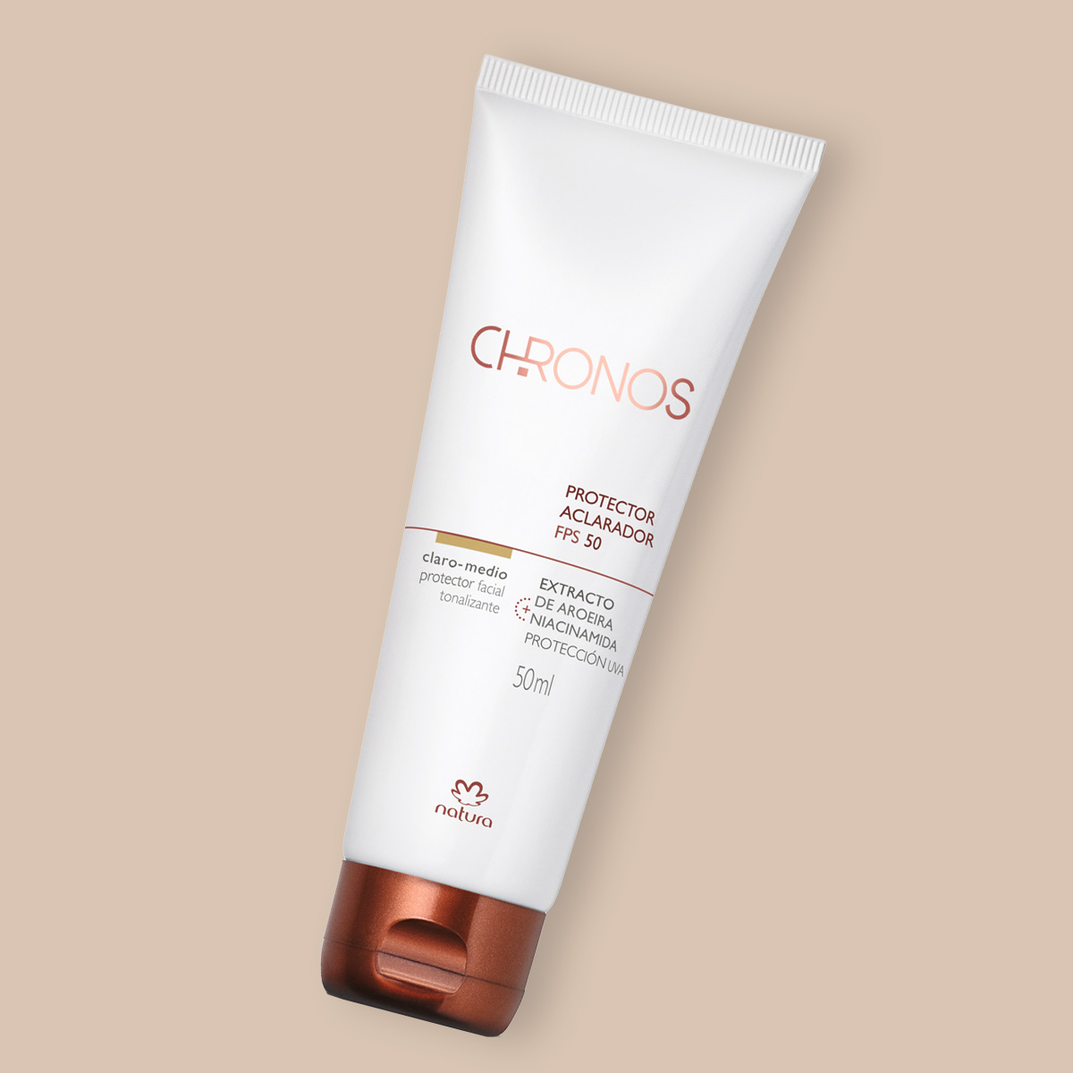 Protector Aclarador FPS 50+ Chronos Derma 50 ml