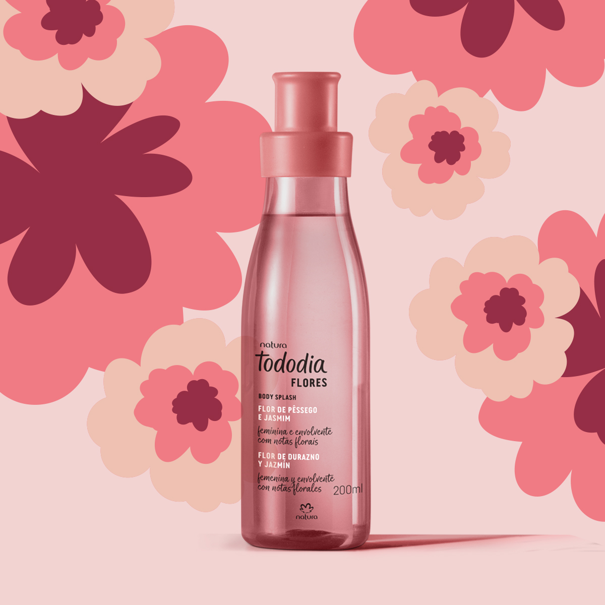 Body splash Flor de Durazno y Jazmin Tododia 200ml