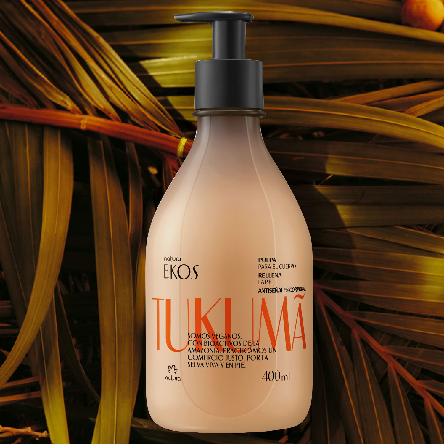 Crema Hidratante Corporal Ekos Tukumá 400 ml