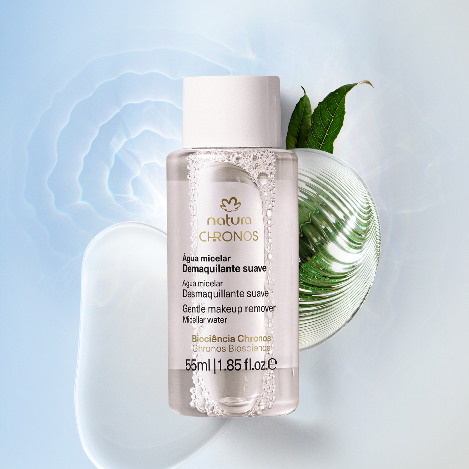 Agua Micelar Desmaquillante Suave Miniatura Chronos Derma 55 ml