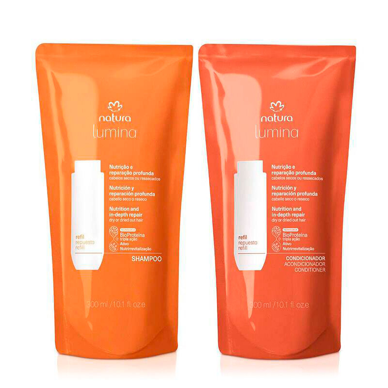 Kit Lumina: Repuestos Nutrición Shampoo + Acondicionador