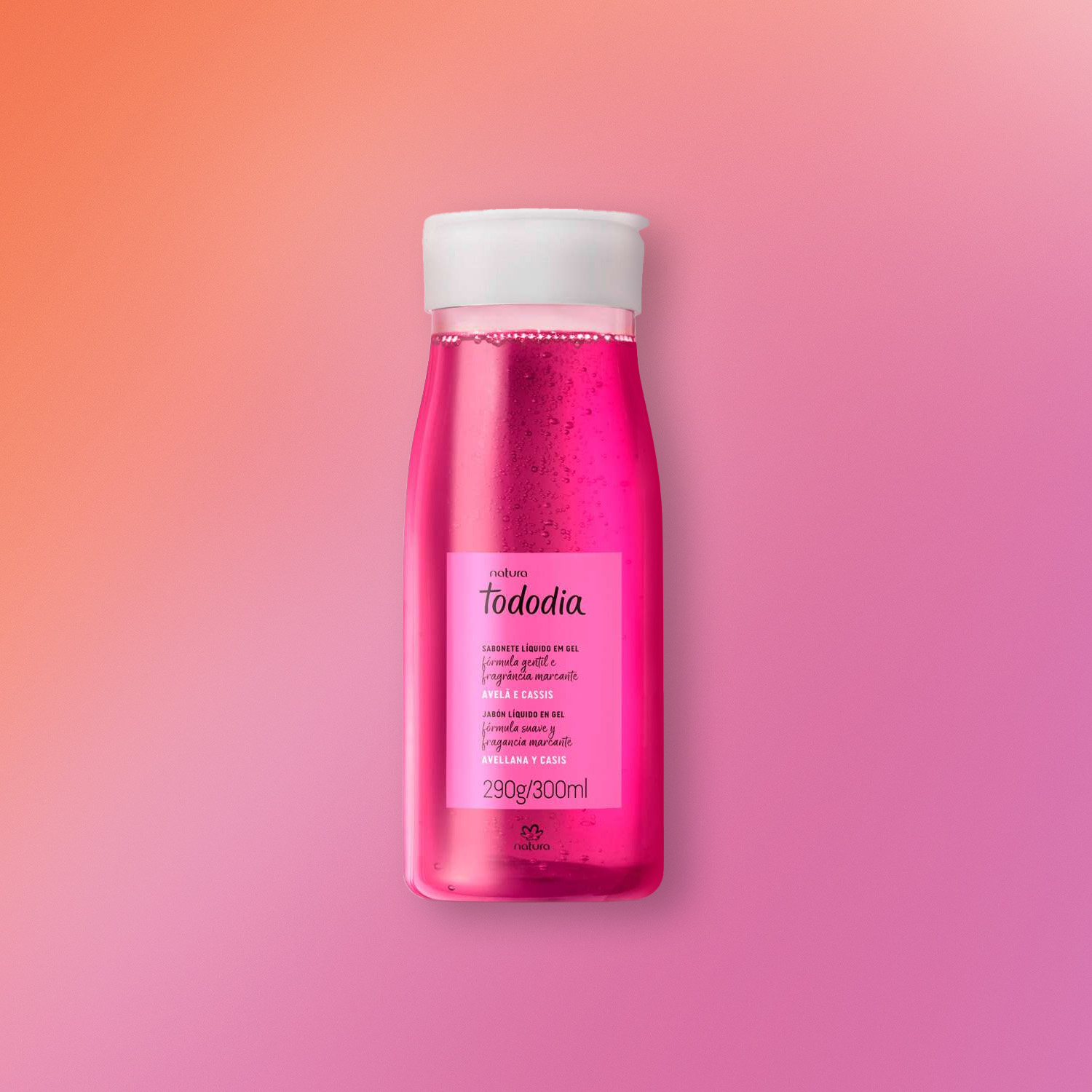 Jabón Líquido Corporal Tododia Avellana y Casis 300 ml