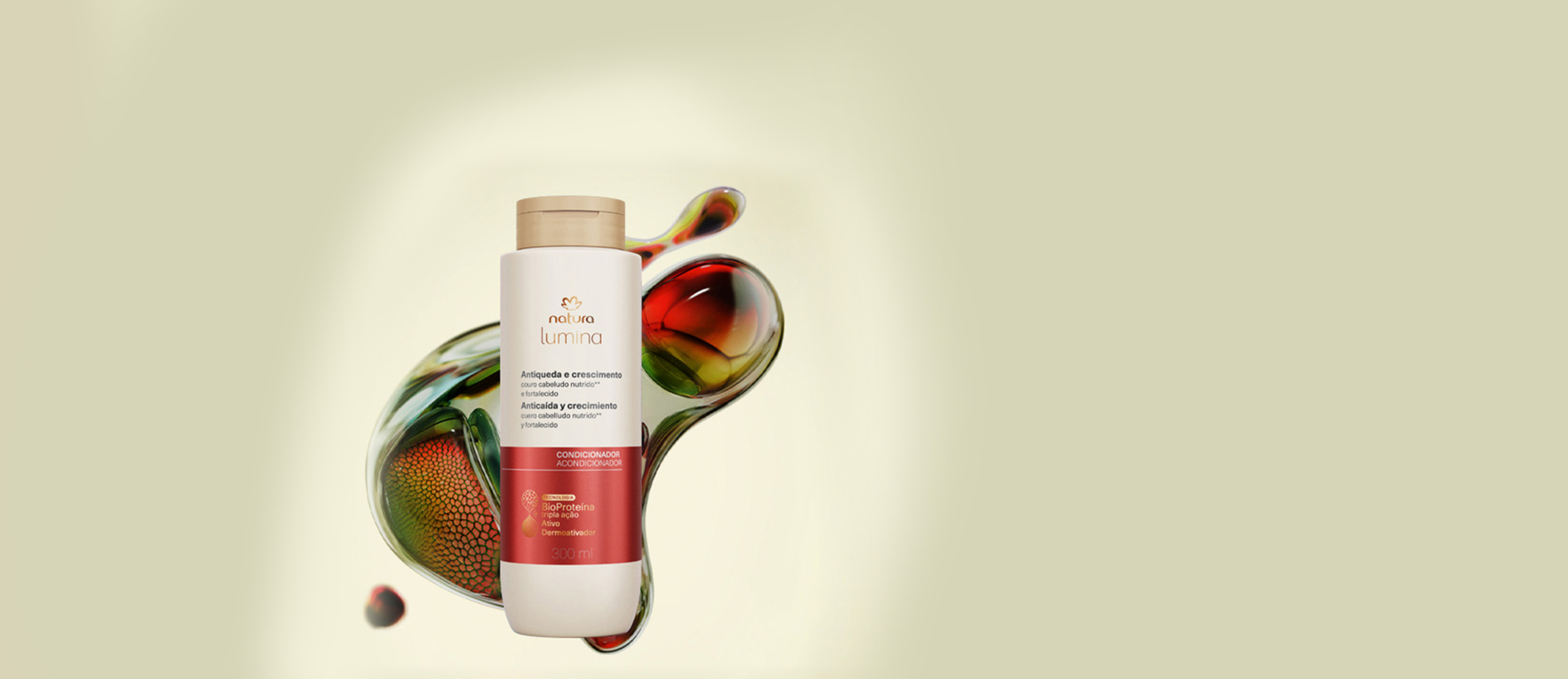 Acondicionador Anticaída y Crecimiento Lumina 300ml