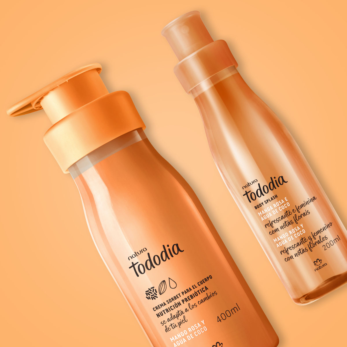 Kit Tododia Mango Rosa y Agua de Coco Hidratación y Perfumación