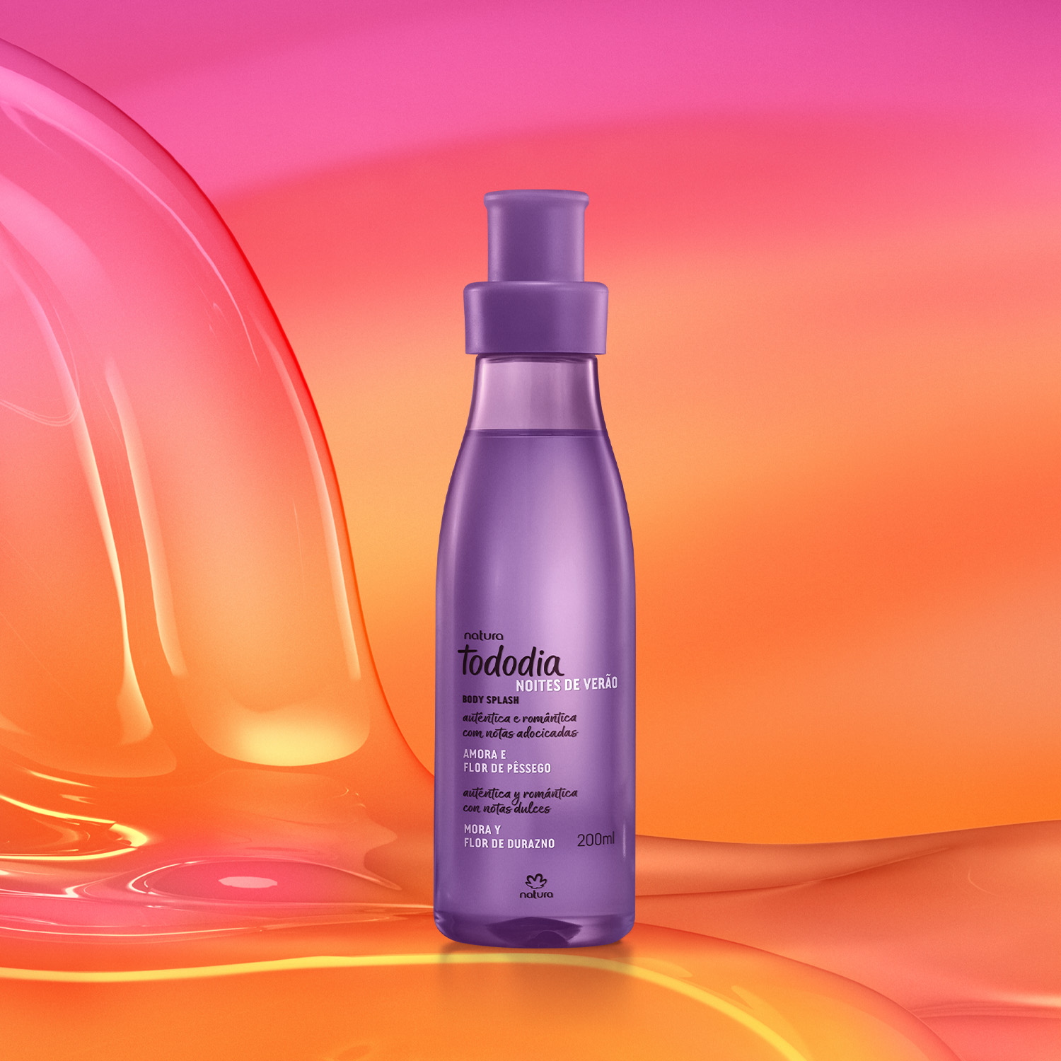 Body Splash Tododia Mora y Flor de Durazno 200 ml