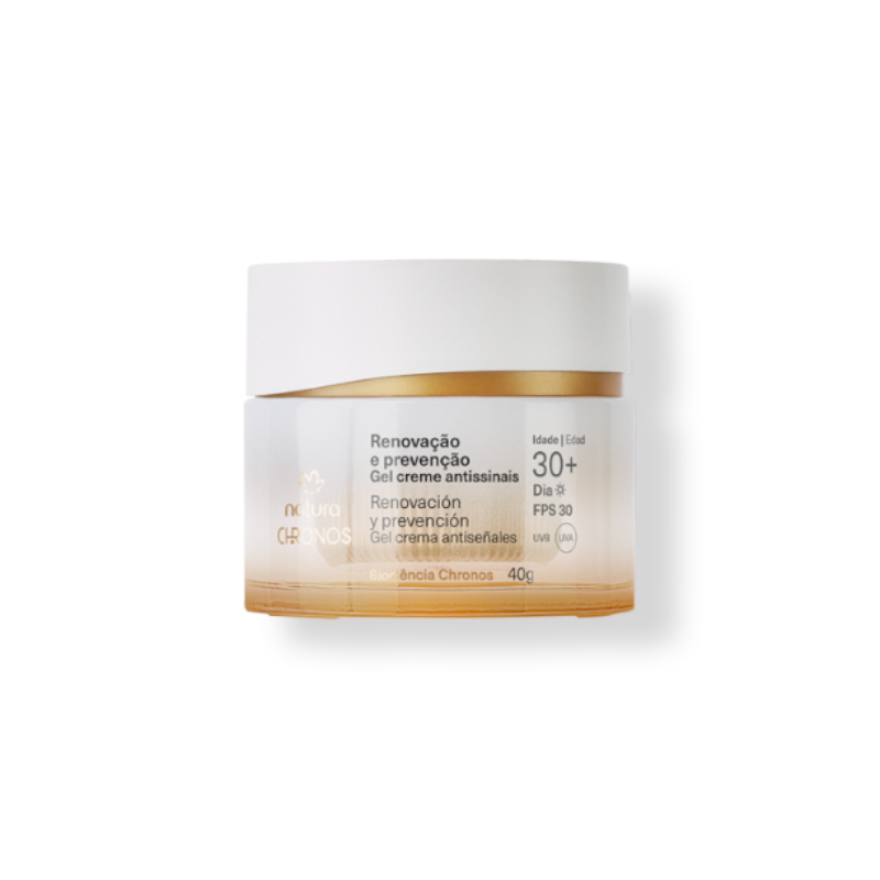 Gel crema antiseñales renovacion y prevencion 30+ día Chronos 40g