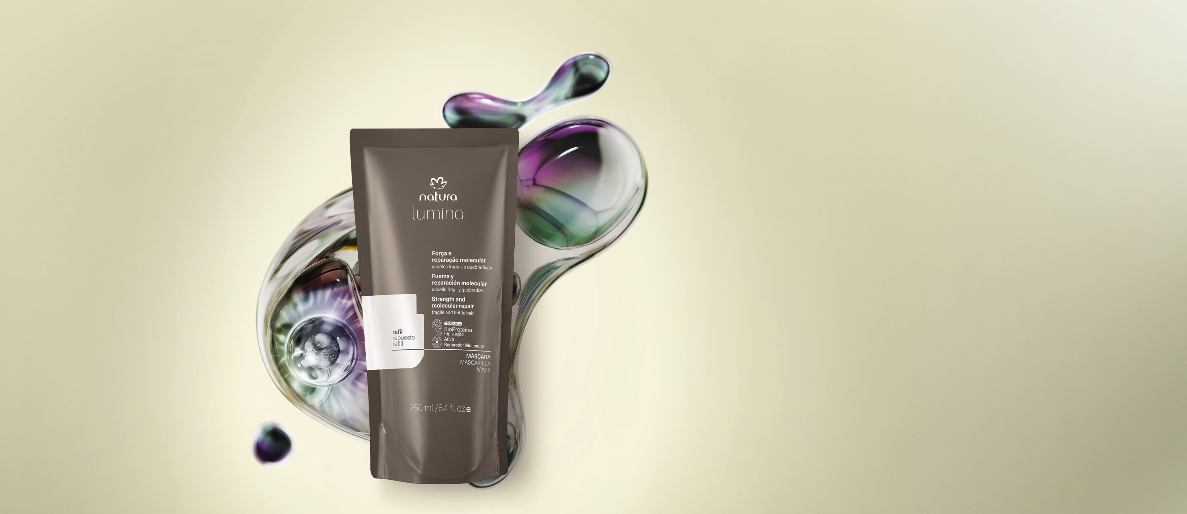 Repuesto Máscara Lumina Fuerza y Reparación Molecular 250 ml